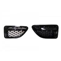 2005-2009 RANGE ROVER SPORT ÇAMURLUK HAVA IZGARA SETİ (KOMPLE SİYAH)