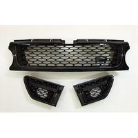 2010-2013 RANGE ROVER SPORT ÖN PANJ &ÇAM.HAV.IZGR. SETİ (KOMPLE SİYAH)