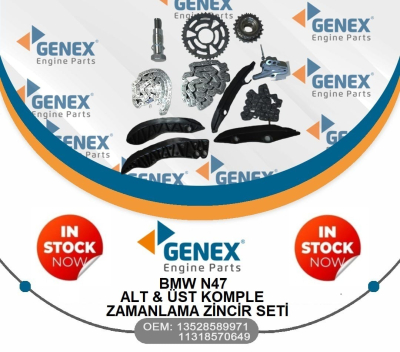 BMW N47 ALT VE ÜST KOMPLE ZAMANLAMA ZİNCİR SETİ