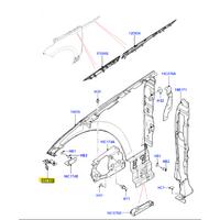 LR091700 J8A216290AA LR091701 J8A216291AA LAND ROVER RANGE ROVER VELAR ÖN ÇAMURLUK BAĞLANTI BRAKETİ SAĞ SOL TAKIM SIFIR | MOTOLAND