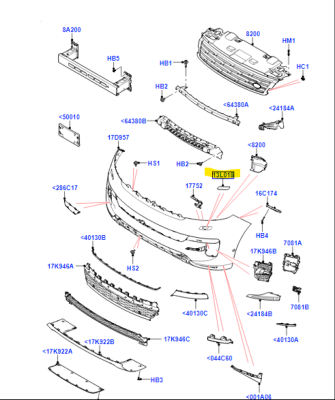 LR167062 N9X213L018AC8LML LR167063 N9X213L019AC8LML LAND ROVER RANGE ROVER SPORT L461 ÖN FAR YIKAMA FISKIYE KAPAĞI SAĞ SOL TAKIM SIFIR | MOTOLAND
