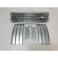 NEW RANGE ROVER 3 - 2014 > ÖN PANJUR&KAPI IZGARA SETİ (GRİ IZGARA)