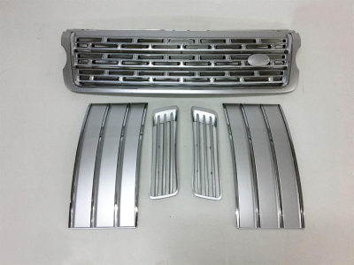 NEW RANGE ROVER 3 - 2014 > ÖN PANJUR&KAPI IZGARA SETİ (GRİ IZGARA)