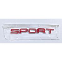 RANGE ROVER SPORT - 2014 ARKA 5.KAPI ÜSTÜ ( SPORT ) YAZI (KIRMIZI)