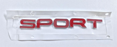 RANGE ROVER SPORT - 2014 ARKA 5.KAPI ÜSTÜ ( SPORT ) YAZI (KIRMIZI)
