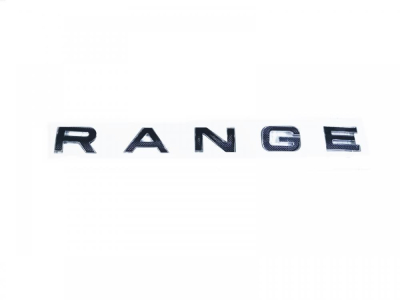 RANGE ROVER SPORT ÖN KAPUT ÜSTÜ YAZI (RANGE) (SİYAH DESEN KROM ÇITA)