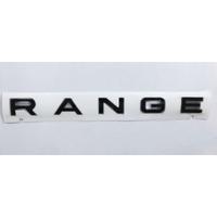 RANGE ROVER SPORT ÖN KAPUT ÜSTÜ YAZI (RANGE) (SİYAH KROM ÇITA)