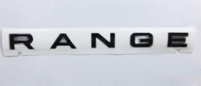 RANGE ROVER SPORT ÖN KAPUT ÜSTÜ YAZI (RANGE) (SİYAH KROM ÇITA)